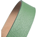 DEPECHE Jeans læderbælte dekoreret med stort bæltespænde Belts 182 Greenery