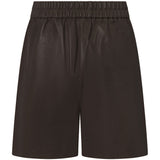 Depeche leather wear Julia skind shorts Shorts 008 Chocolate
