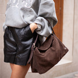 Depeche leather wear Julia skind shorts Shorts 099 Black (Nero)