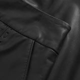 Depeche leather wear Julia skind shorts Shorts 099 Black (Nero)
