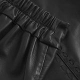 Depeche leather wear Julia skind shorts Shorts 099 Black (Nero)