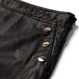 Depeche leather wear Kenya underknee skindnederdel Skirts 099 Black (Nero)