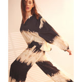 Depeche Clothing Kia bukser i det smukt print (RW) Pants 232 Black Printed