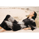 Depeche Clothing Kia kjole i smukt print Dresses 268 Grey Printed