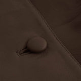 Depeche leather wear Kimmi habitvest i en blød skindkvalitet Vest 214 Dark Chocolate