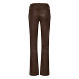 Depeche leather wear Kiri Boot Cut Skindbuks Pants 173 Chestnut