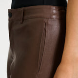 Depeche leather wear Kiri Boot Cut Skindbuks Pants 173 Chestnut