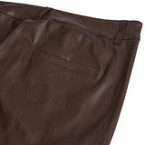 Depeche leather wear Kiri Boot Cut Skindbuks Pants 173 Chestnut