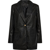 Depeche leather wear Klassisk Kenya læderblazer Blazer 099 Black (Nero)