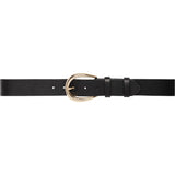 DEPECHE Klassisk bælte i lækker skindkvalitet Belts 099 Black (Nero)