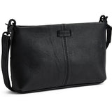 DEPECHE Klassisk clutch med et twist Clutch 099 Black (Nero)