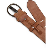 DEPECHE Klassisk jeans bælte i lækker skindkvalitet Belts 012 Nature