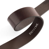 DEPECHE Klassisk jeans bælte i lækker skindkvalitet Belts 161 Dark brown