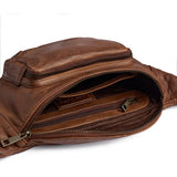 DEPECHE Klassisk must-have bumbag i skind Bumbag 221 Chesterfield