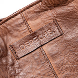 DEPECHE Klassisk skind shopper taske i tidsløst design Shopper 133 Brandy
