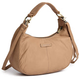 DEPECHE Klassisk skuldertaske i kalveskind Shoulderbag / Handbag 156 Camel