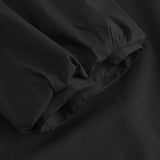 Depeche Clothing Kort Abi kjole med pufærmer Dresses 099 Black (Nero)