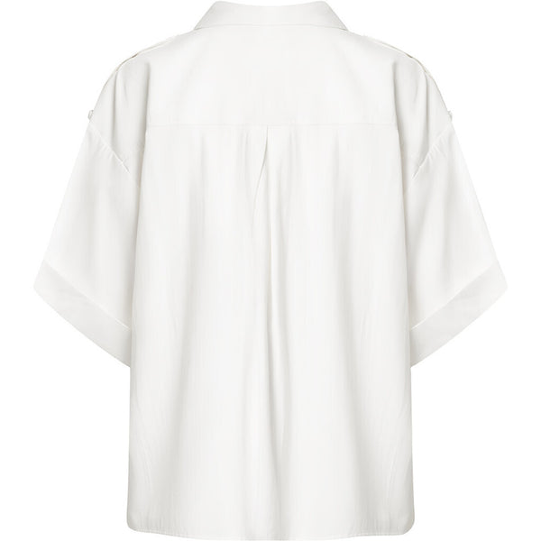Depeche Clothing Kortærmet oversize Fay skjorte Shirts 001 White