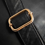 DEPECHE Læder bumbag med smuk kæde detalje på front Bumbag 099 Black (Nero)