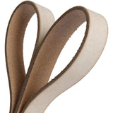 DEPECHE Læderbælte med smukt bæltespænde Belts 011 Sand