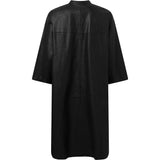 Depeche leather wear Lang Tracy skjortekjole i skind Shirts 099 Black (Nero)