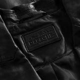 Depeche leather wear Lang læderblazer jakke i blød og lækker kvalitet Jackets 099 Black (Nero)