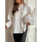 Depeche Clothing Langærmet oversize Fay skjorte Shirts 001 White