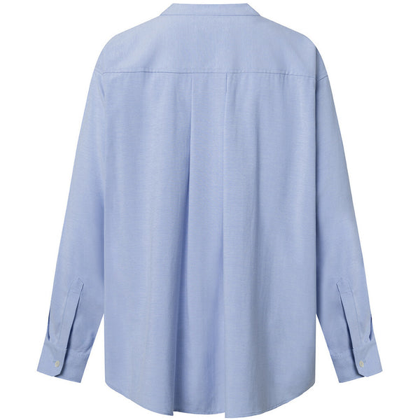 Depeche Clothing Langærmet oversize Fay skjorte Shirts 029 Blue