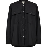 Depeche Clothing Langærmet oversize Fay skjorte Shirts 099 Black (Nero)