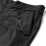 Depeche leather wear Lauren MW Full Lenght Skindbuks Pants 099 Black
