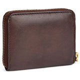 DEPECHE Lille enkel pung i blødt skind Purse / Credit card holder 106 Coffee