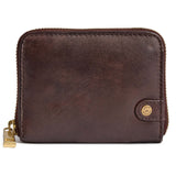 DEPECHE Lille enkel pung i blødt skind Purse / Credit card holder 106 Coffee