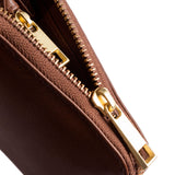 DEPECHE Lille enkel pung i blødt skind Purse / Credit card holder 133 Brandy