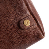 DEPECHE Lille læder clutch i klassisk og enkelt design Small bag / Clutch 133 Brandy