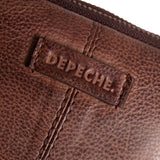 DEPECHE Lille læder clutch i klassisk og enkelt design Small bag / Clutch 133 Brandy