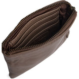 DEPECHE Lille pung i blødt og kraftigt skind Purse / Credit card holder 250 Dark Taupe