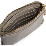 DEPECHE Lille pung i blødt skind Purse / Credit card holder 160 Concrete