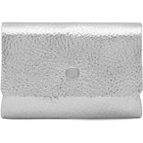 DEPECHE Pung/kreditkortholder i blødt læder Purse / Credit card holder 098 Silver
