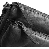 DEPECHE Lille taske i blødt skind Small bag / Clutch 099 Black (Nero)