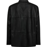 Depeche leather wear Line feminin læderskjorte Shirts 099 Black (Nero)