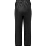 Depeche leather wear Loose fit læderbukser med lommer på fronten Pants 099 Black