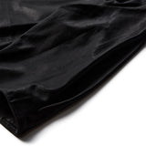 Depeche leather wear Lorenza skindkjole med fin ærme detalje Dresses 099 Black (Nero)