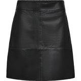 Depeche leather wear Lorina nederdel Skirts 099 Black (Nero)