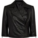 Depeche leather wear Margo skindjakke Jacket 099 Black