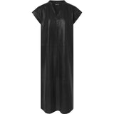 Depeche leather wear Mary regular fitting skindkjole Dresses 099 Black (Nero)