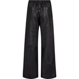 Depeche leather wear Mia loose fit skindbukser Pants 099 Black (Nero)