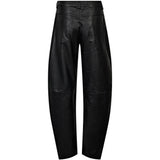 Depeche leather wear Milla Balloon Barrel Skindbuks Pants 099 Black