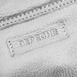 DEPECHE Mobiltaske i blødt læder Mobilebag 098 Silver