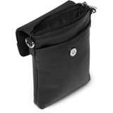 DEPECHE Mobiltaske i blødt læder Mobilebag 099 Black (Nero)