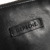 DEPECHE Mobiltaske dekoreret med flet Mobilebag 099 Black (Nero)